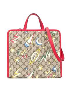 Gucci Kids сумка-тоут с узором GG Supreme