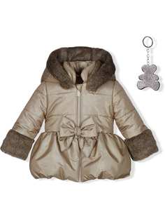 Lapin House пуховик с бантом