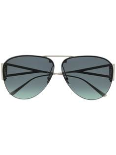 Bottega Veneta Eyewear солнцезащитные очки-авиаторы с эффектом градиента
