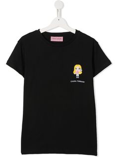 Chiara Ferragni Kids футболка с вышивкой