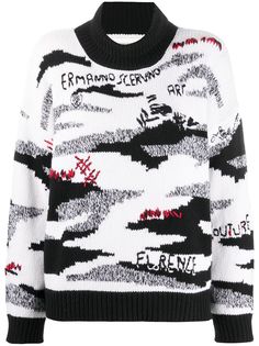 Ermanno Scervino кашемировый джемпер вязки интарсия