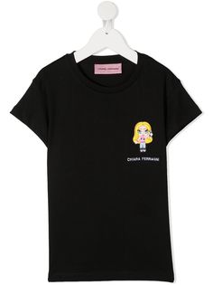 Chiara Ferragni Kids футболка с принтом