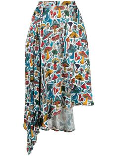 Charles Jeffrey Loverboy юбка миди с принтом