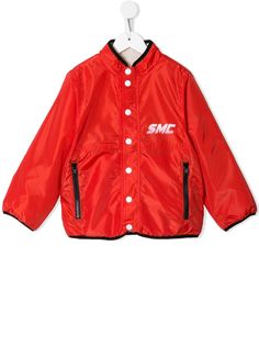 Stella McCartney Kids куртка на кнопках с контрастной окантовкой