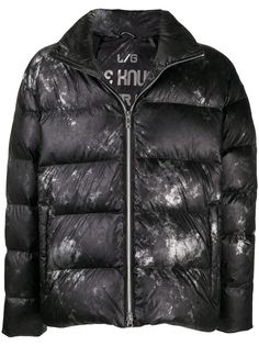 Moose Knuckles пуховик с принтом