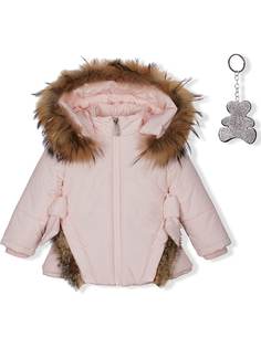 Lapin House пуховик с бантами