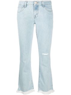 J Brand укороченные расклешенные джинсы Selena