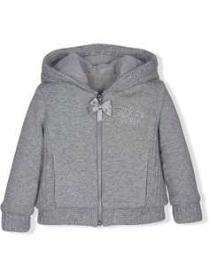 Lapin House худи на молнии с бантом