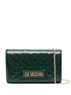 Love Moschino стеганая сумка на плечо с логотипом