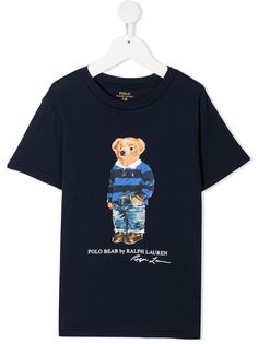 Ralph Lauren Kids футболка с принтом