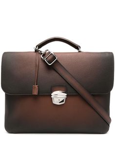Orciani портфель с ремнем и ручкой