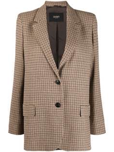 Seventy однобортный блейзер в клетку