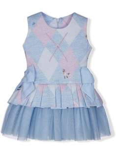 Lapin House платье с узором аргайл