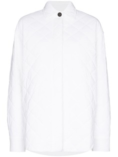 MARKOO стеганая рубашка оверсайз на пуговицах