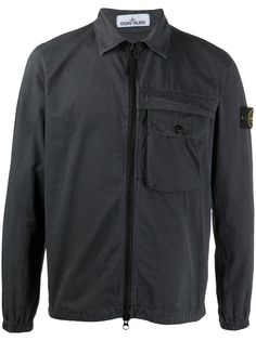 Stone Island куртка-рубашка на молнии