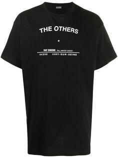 Raf Simons футболка с принтом The Others