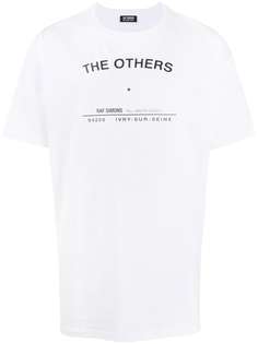 Raf Simons футболка с принтом The Others