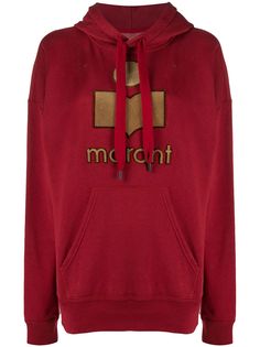 Isabel Marant Étoile толстовка с капюшоном и махровым логотипом