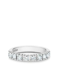 De Beers Jewellers платиновое кольцо DB Classic с бриллиантами