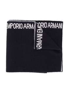 Emporio Armani Kids шарф с логотипом