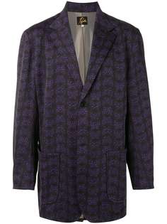 Needles пиджак с принтом