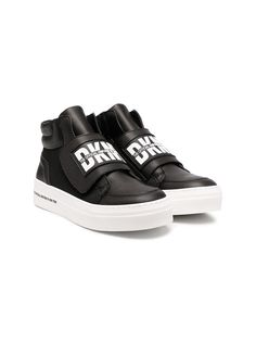 Dkny Kids высокие кеды с логотипом