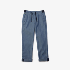 Детские хлопковые брюки Lacoste для мальчиков