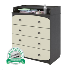 Пеленальный комод Атон Щелкунчик 4 КР 80 К/4 Aton