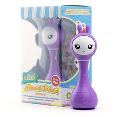 Интерактивная игрушка Alilo Умный зайка R1 (фиолетовый) 16 см