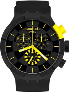 Швейцарские мужские часы в коллекции Big Bold Мужские часы Swatch SB02B403