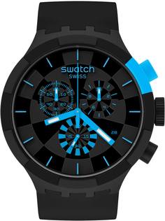Швейцарские мужские часы в коллекции Big Bold Мужские часы Swatch SB02B401
