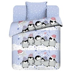 Постельное белье детское бязь (простыня 214х150 см, пододеяльник 215х145 см, наволочка 70х70 см) 9416/1 Василек