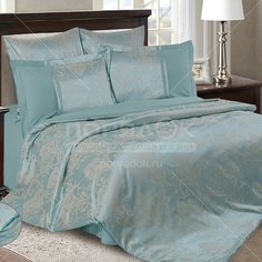 Постельное белье Cleo Satin jacquard евро сатин (простыня 230х250 см, 2 наволочки 50х70 см, 2 наволочки 70х70 см, пододеяльник 200х220 см) 31/037-SG