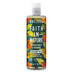 Шампунь для волос FAITH IN NATURE укрепляющий с маслами грейпфрута и апельсина для нормальных и жирных волос 400 мл