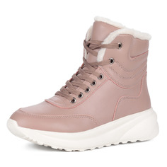 Кеды Розовые кеды из кожи на шнуровке Grunberg