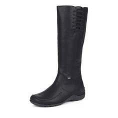 Сапоги Черные сапоги из экокожи на подкладке из шерсти Rieker