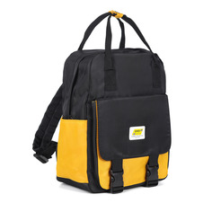 Рюкзаки Черно-желтый рюкзак из текстиля Respect