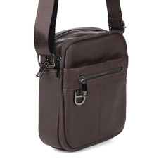 Сумки Коричневая сумка на плечо из кожи Respect