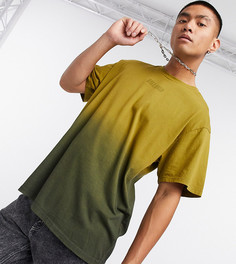 Выбеленная футболка цвета хаки Reclaimed Vintage inspired-Зеленый