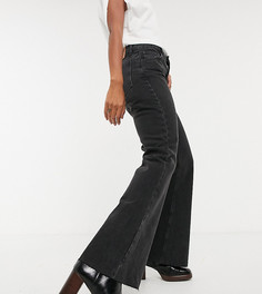 Широкие джинсы клеш в черном цвете Reclaimed Vintage inspired The 86-Черный цвет