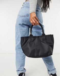 Черная сумка-тоут из переработанного материала Monki Edie-Черный