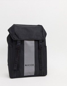 Черный рюкзак со светоотражающей полосой Nicce