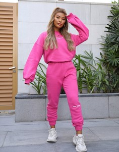Свободные джоггеры от комплекта с манжетами Public Desire x Carms-Розовый