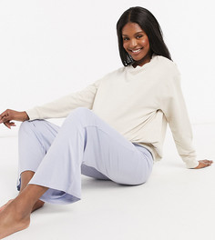Голубые мягкие пижамные брюки с эластичным поясом ASOS DESIGN Maternity — выбирай и комбинируй-Синий