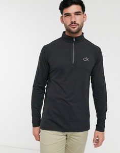 Черный топ на молнии Calvin Klein Golf Newport-Черный цвет