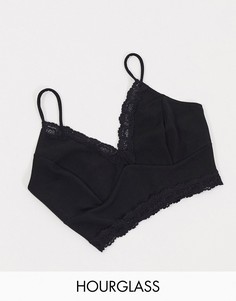 Черный кружевной бралетт ASOS DESIGN Hourglass