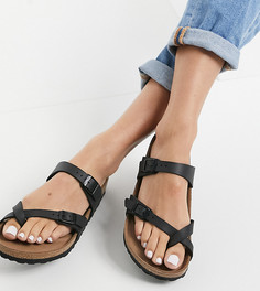 Черные сандалии из искусственной кожи Birkenstocks Exclusive Mayari-Черный