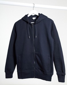 Худи темно-синего цвета на молнии Celio-Темно-синий