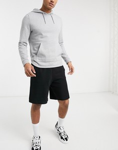 Черные трикотажные шорты Weekday Cole-Черный