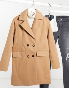 Двубортное пальто-бушлат Fashion Union-Neutral